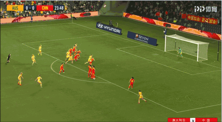 裁判巨大误判致王珊珊错失单刀良机!上半场中国女足0