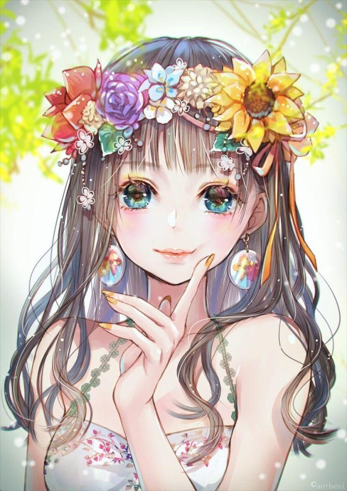头像,女神,二次元,唯美