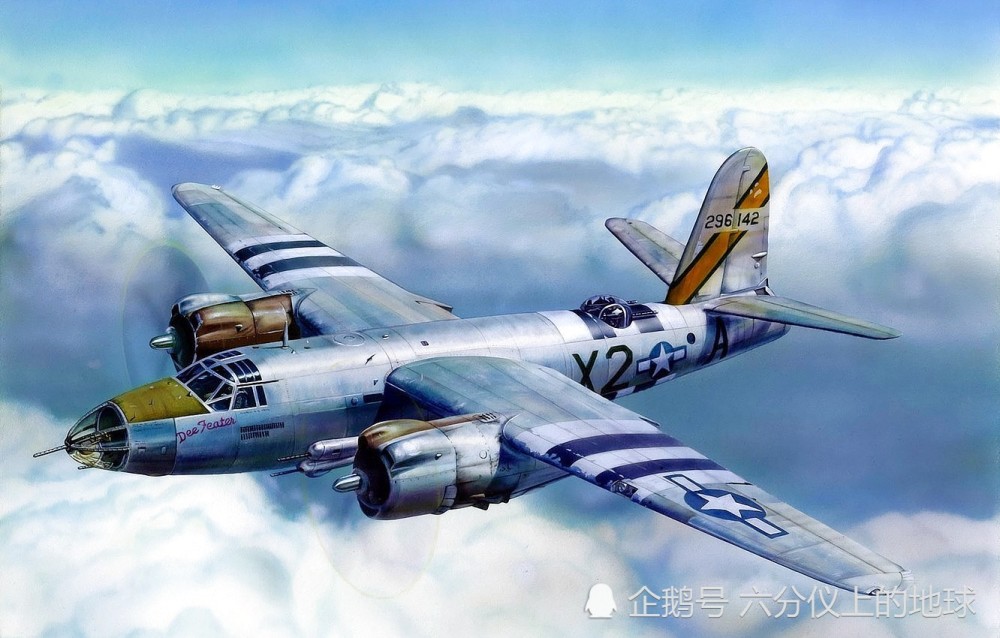 二战兵器全集,美国b-26"掠夺者"中型轰炸机