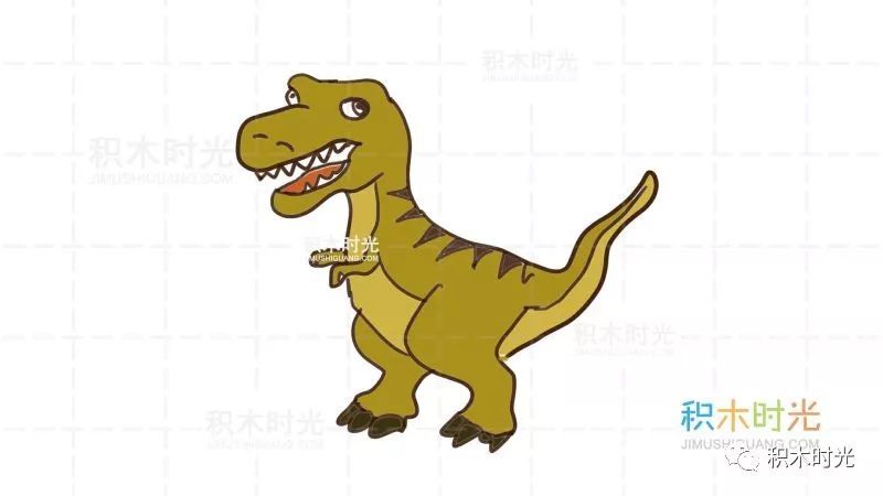 动物简笔画大全,画恐龙简笔画