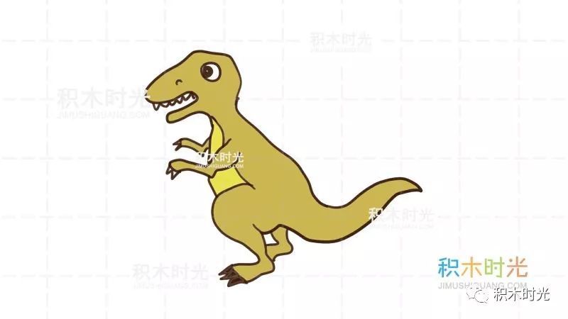 动物简笔画大全,画恐龙简笔画