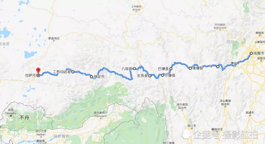 川藏线,拉萨河,然乌湖,318国道,成都,折多山