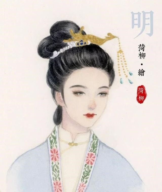 古代发型简单的梳法_古代少女发型梳法_韩国古代发型梳法图解