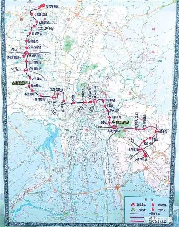 贵阳地铁3号线(一期):预计于2023年建成,有望在2024年正式通车.