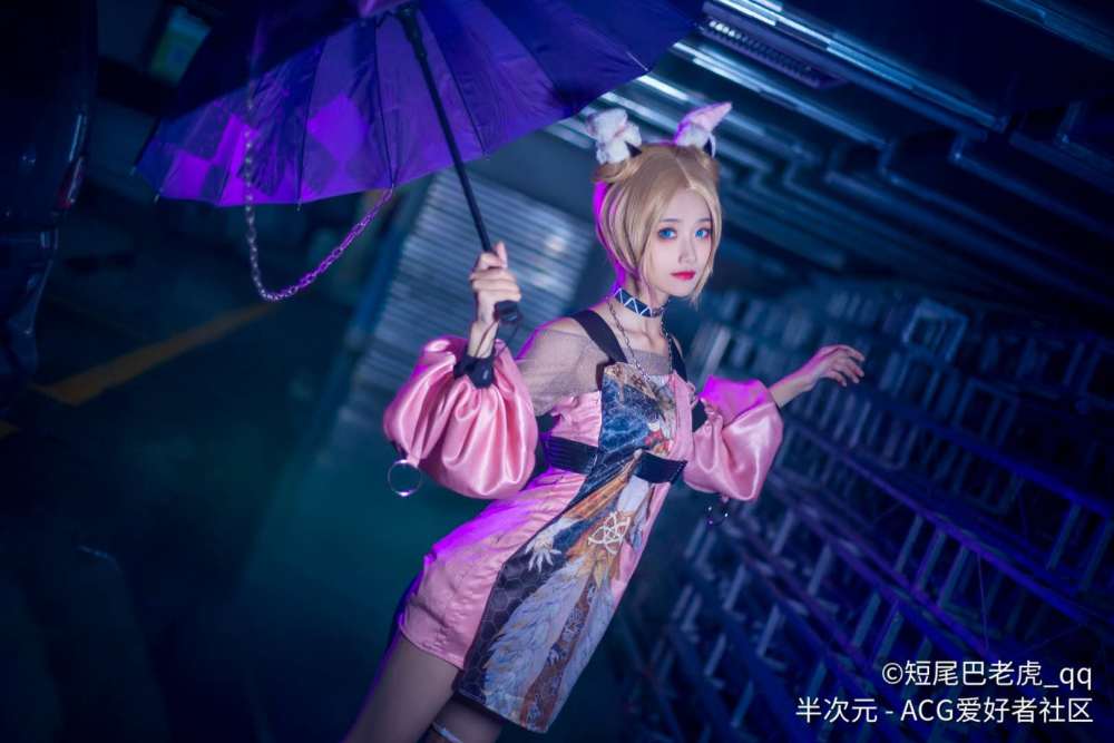 王者荣耀公孙离无限星赏官cos:小姐姐又萌又a