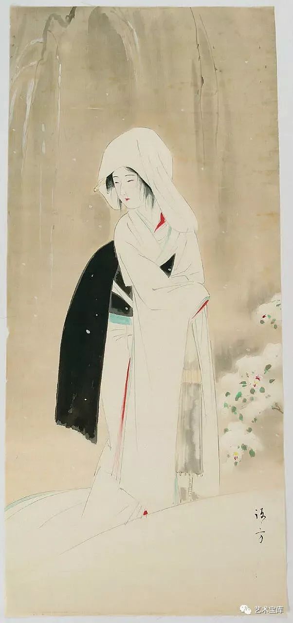 西方艺术史:日本近代美人画家 镝木清方108