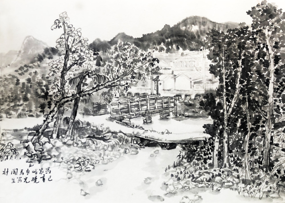 画家王晓光《风景写生》