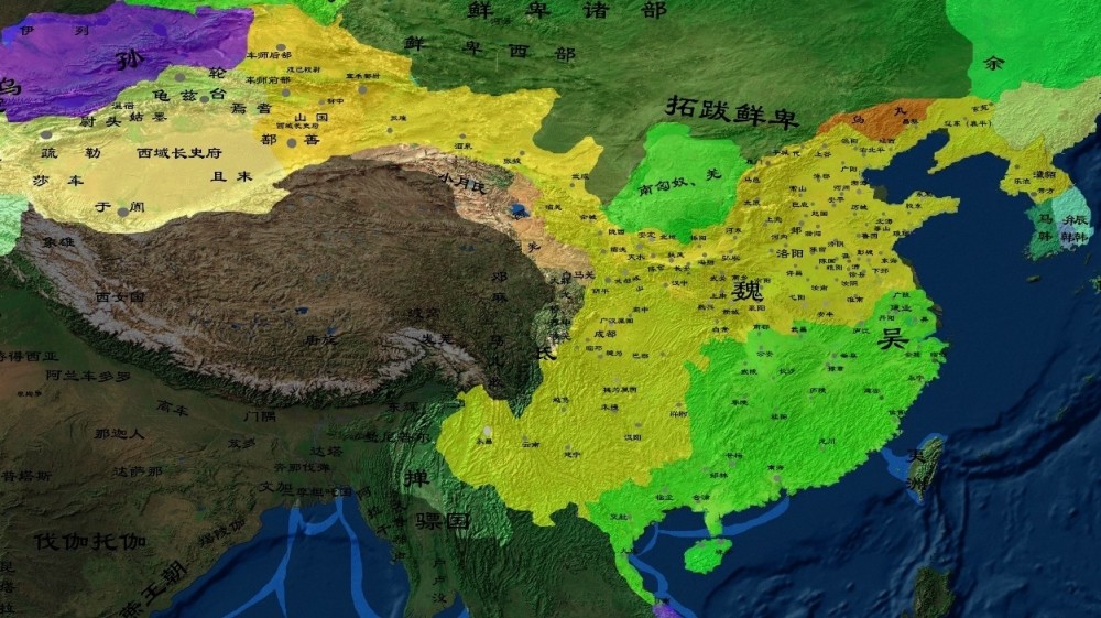 图解西晋从建立至灭亡五十一年疆域变迁