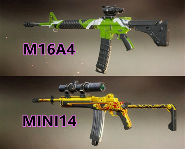 和平精英:m16当作连发狙使用,效果竟比mini14还要好用?