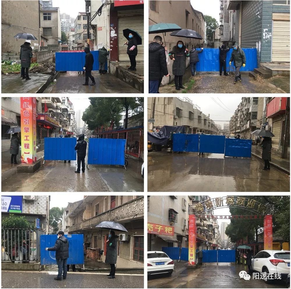 阳逻住宅小区封闭管理,居民出入一律严控