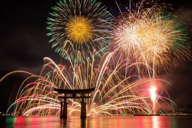 日本,烟火大会,旅游,樱花,夏日祭