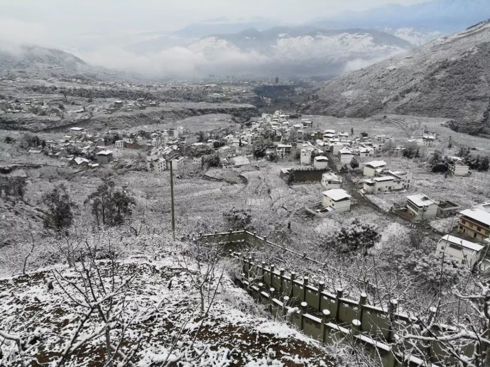 昨晚,汉源下雪了……100 图片带你领略雪后汉源各地美景