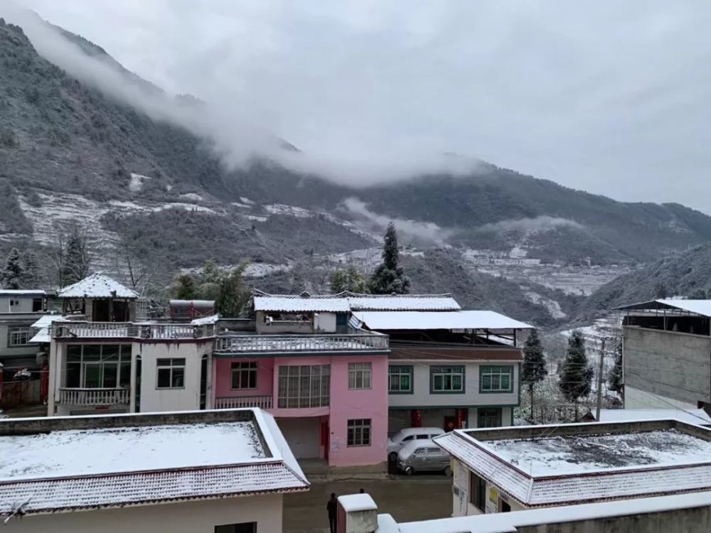 昨晚,汉源下雪了……100 图片带你领略雪后汉源各地美景