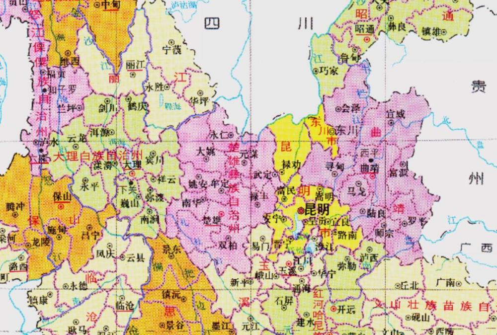 四川与云南的区划调整,四川省7个县,为何划入了云南省