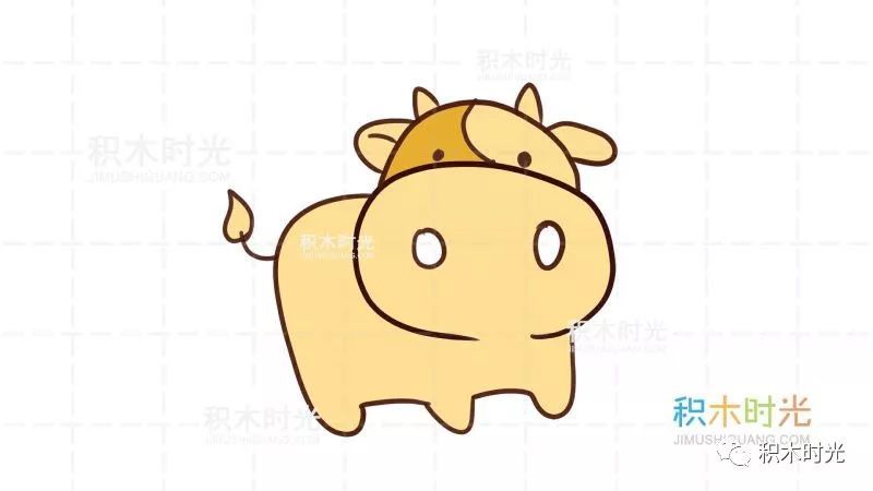 动物简笔画大全:画牛简笔画