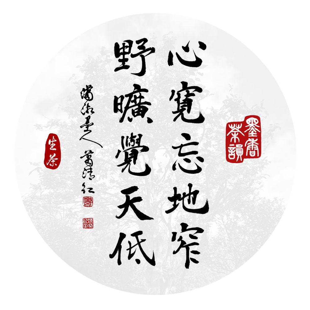 心宽忘地窄,野旷觉天低.