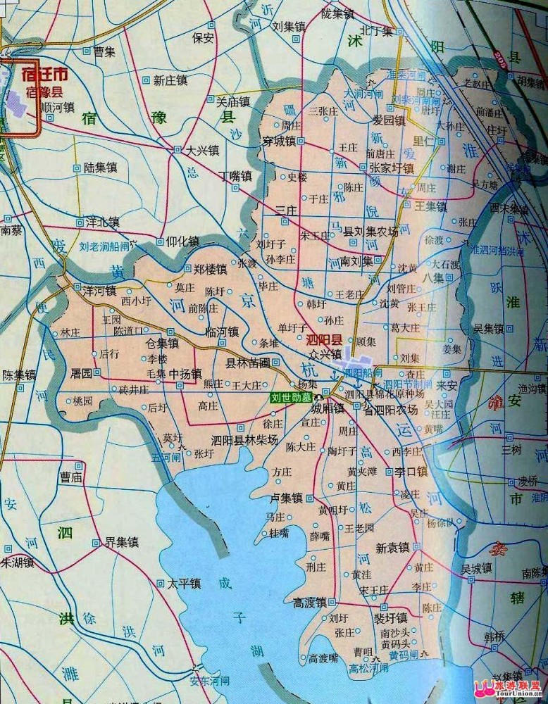 泗阳县地图