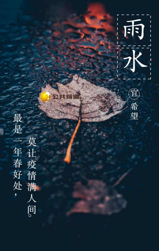 今日节气雨水,"白衣"润物起生机!