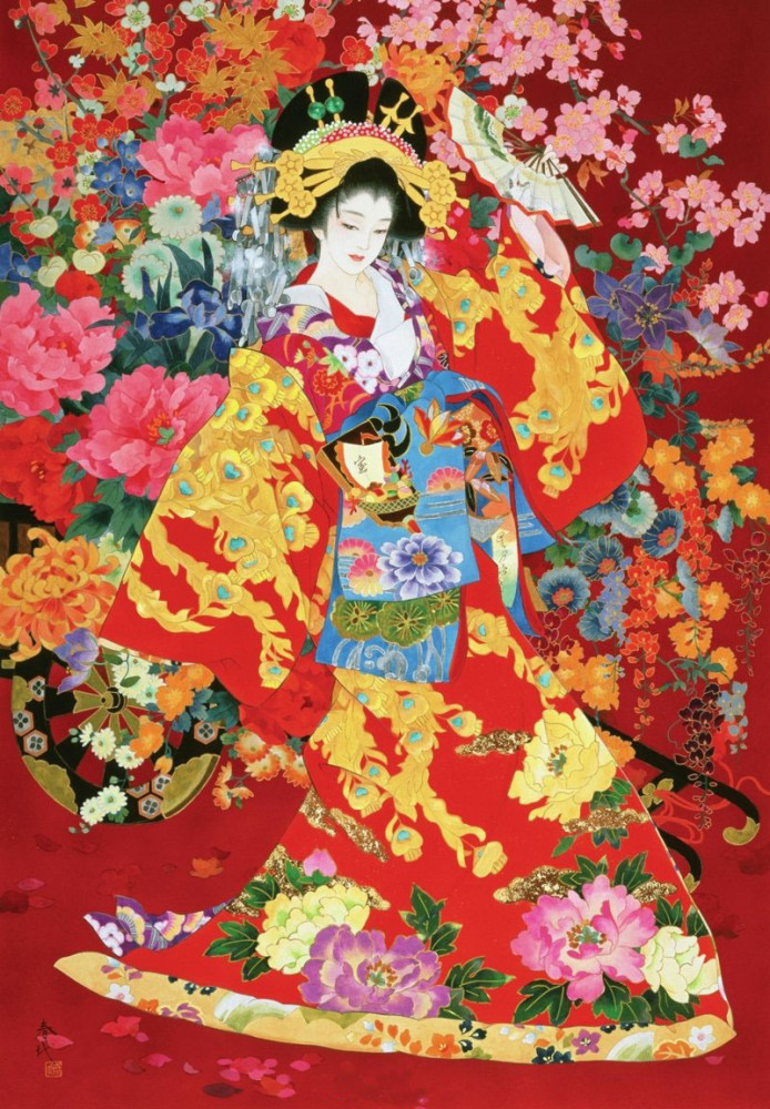 日本浮世绘及其当代代表——森田晴代作品欣赏