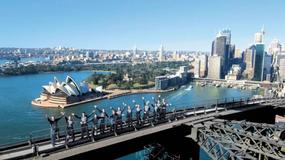 sydney harbour bridge climb 登一次悉尼海港大桥, 在高桥之巅
