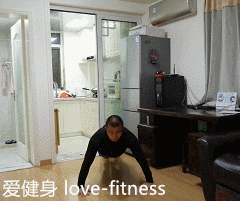 动作7 仰卧举腿 10-20次 仰卧手臂贴紧身体两侧