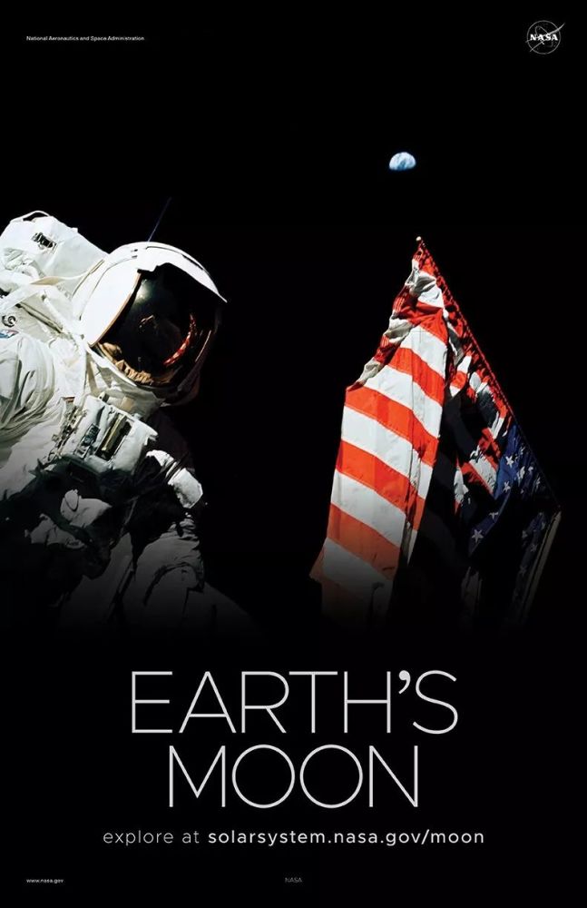 nasa发布的太阳系天体海报,张张皆可做壁纸