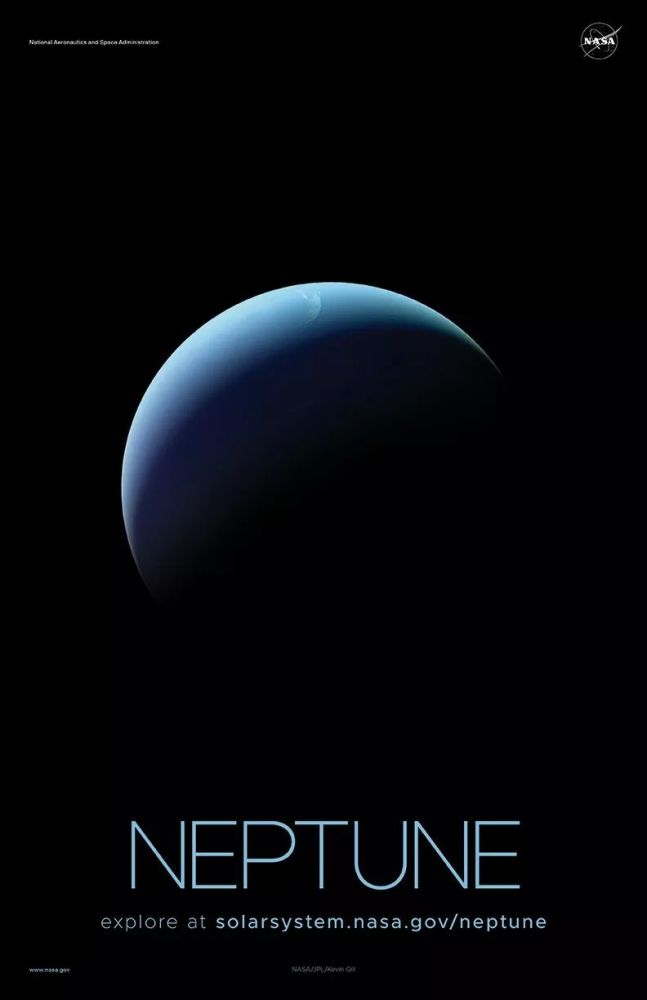 nasa发布的太阳系天体海报,张张皆可做壁纸