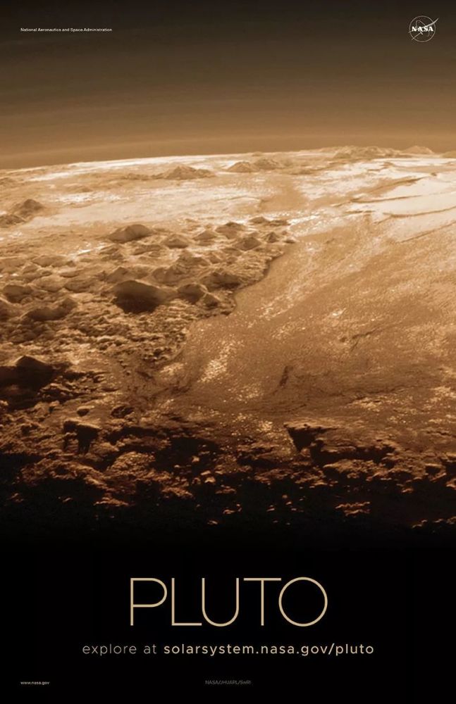 nasa发布的太阳系天体海报,张张皆可做壁纸
