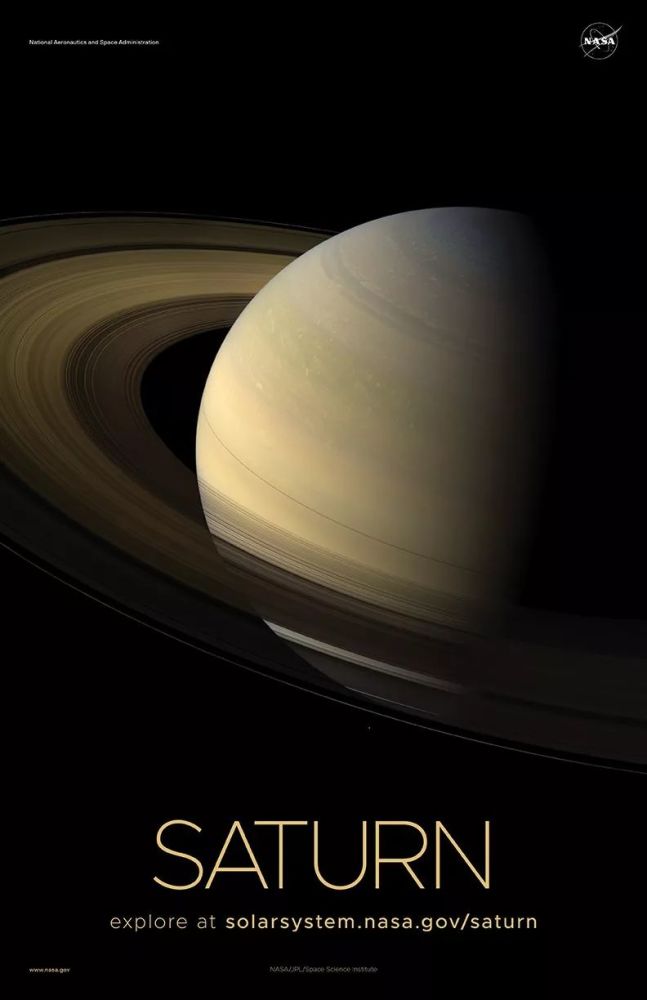 nasa发布的太阳系天体海报,张张皆可做壁纸