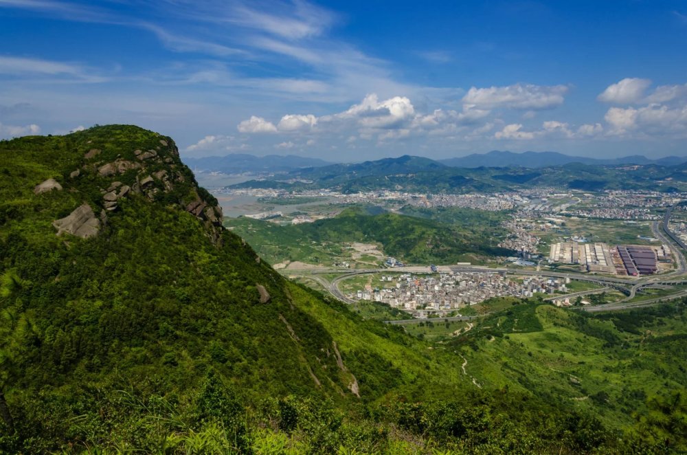 福州鼓岭群山鸟瞰福州景色!
