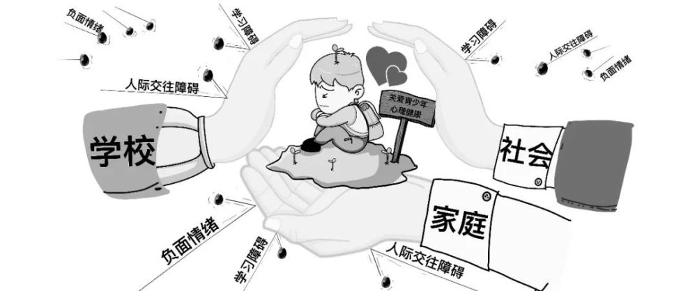 保护青少年心理健康,家庭,学校,社会"一个都不能少"