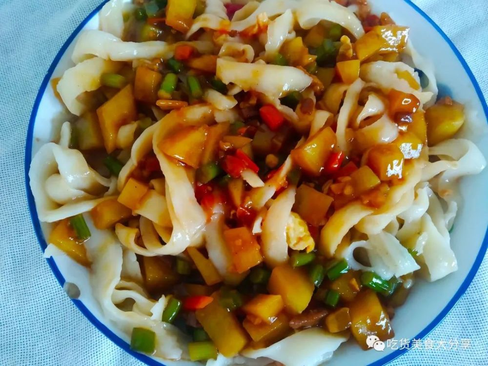 山西特色面食——打卤面,好吃忘不掉