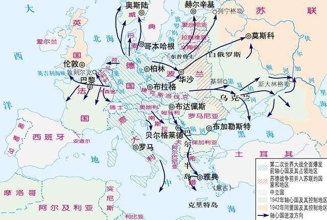 但面对英国时,计划推进受阻,海军实力虚弱的德国,无法跨越英吉利海峡