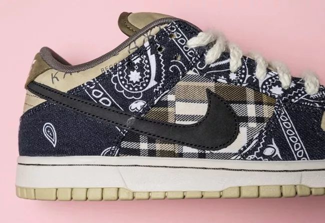 travis scott x nike dunk sb 还有特殊鞋盒!爱了爱了