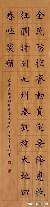 疫战情怀·"众志成城战疫情"一一长岭县书法作品选