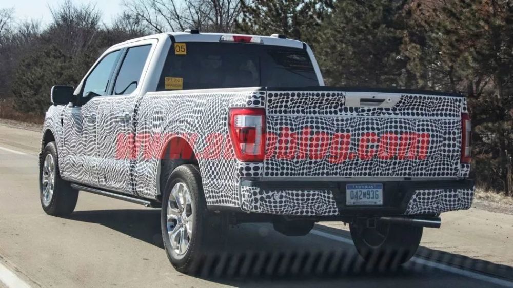 2021款福特f-150终曝光!造型更加时尚,猛男也潮流