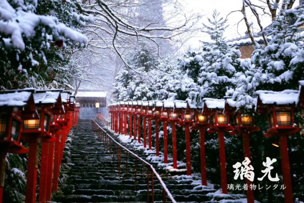 日本京都—你看到过贵船神社的雪景吗?