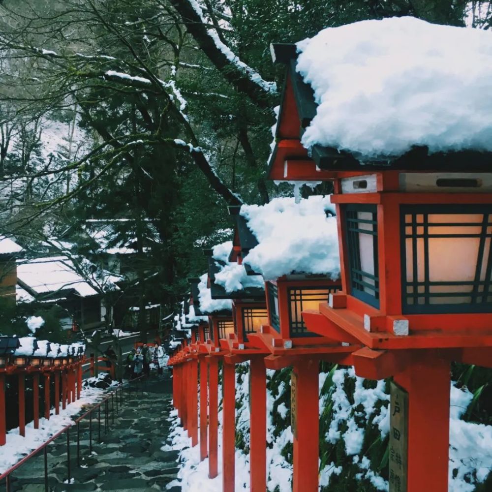 日本京都—你看到过贵船神社的雪景吗?