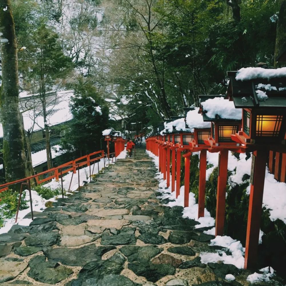 日本京都—你看到过贵船神社的雪景吗?