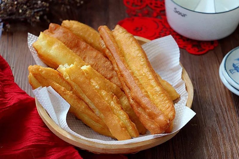 炸油条,糖油饼,面团,红糖,面皮,小苏打