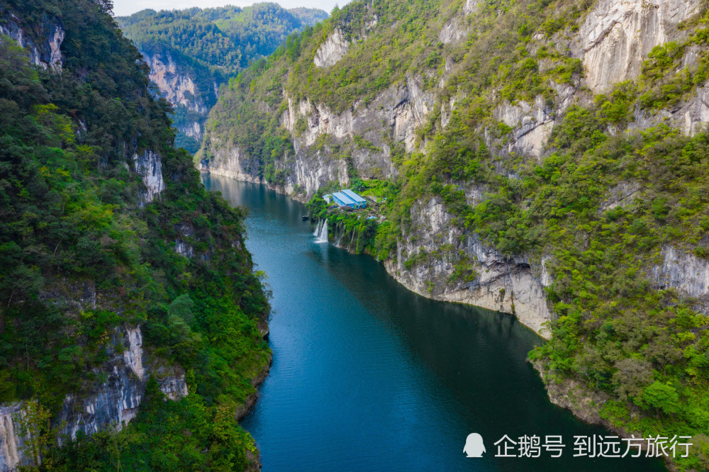 世外桃源,峡谷,贵州,美景,航拍