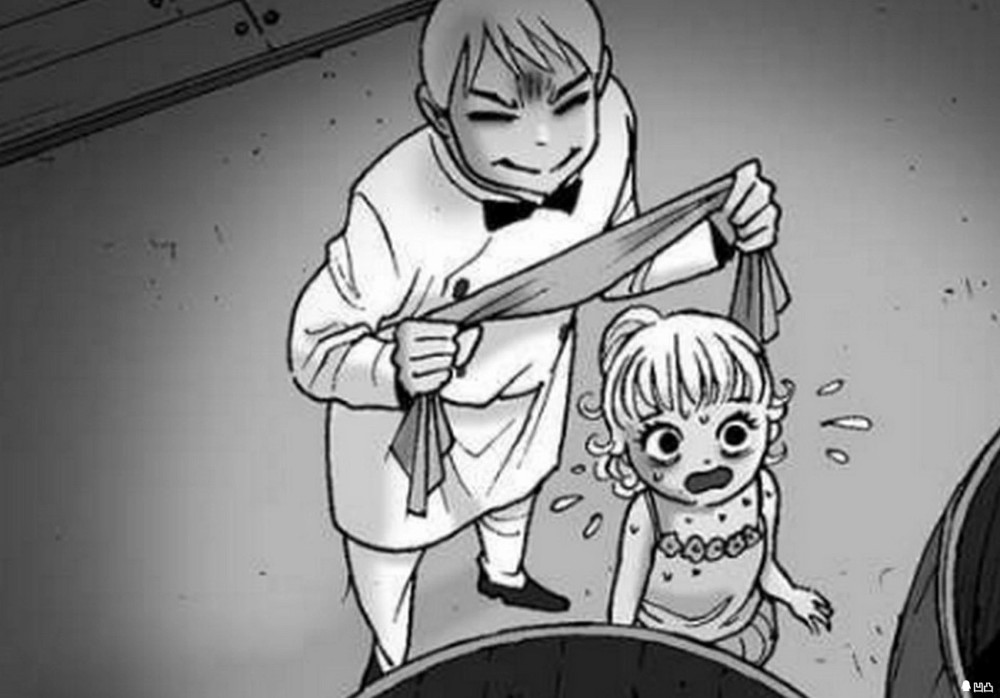 无声漫画:小女孩跟叔叔阿姨去酒店,没想到遇见恶魔