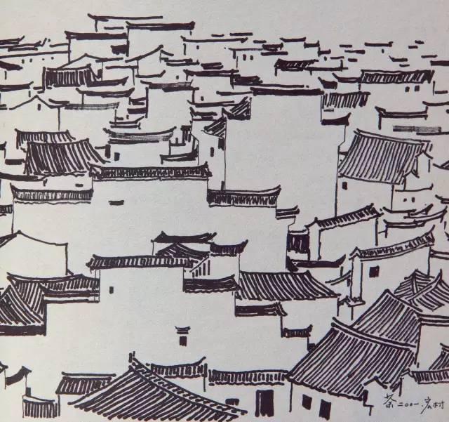 大师是这样炼成的——吴冠中速写作品欣赏