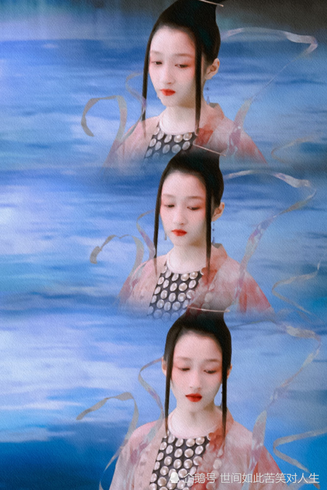关晓彤这个古装造型有一点点杀马特啊!