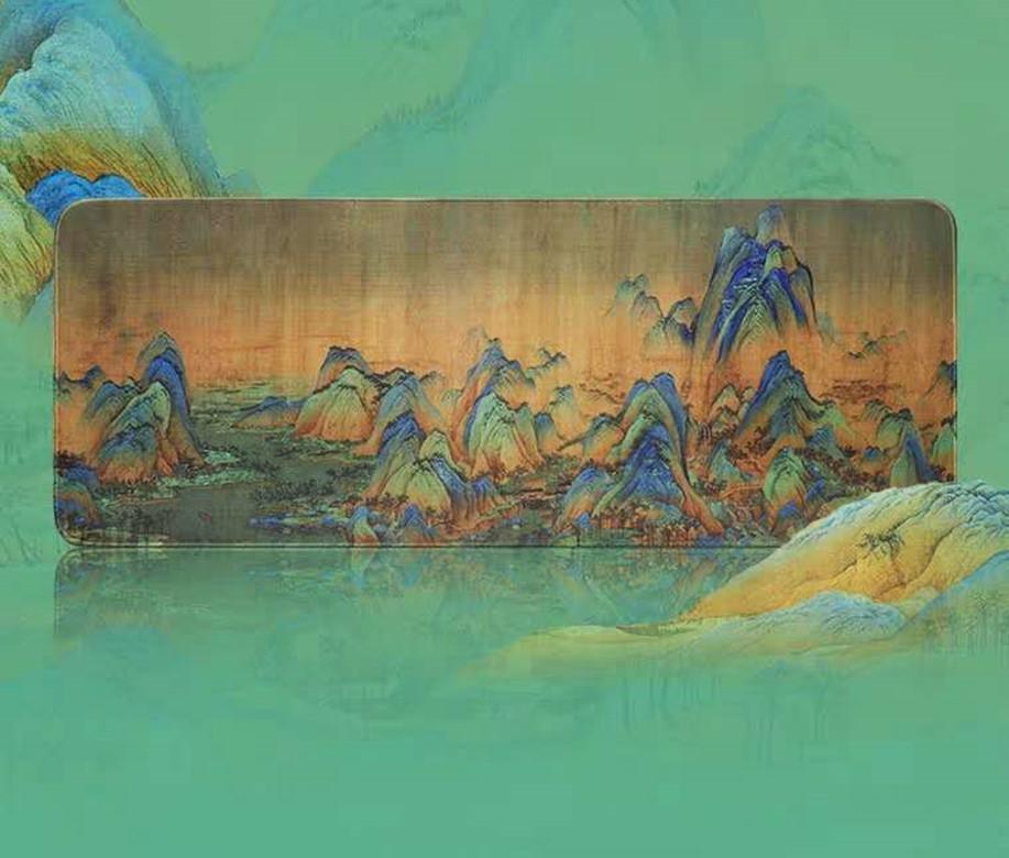 千里江山图,名画,山水画,王希孟