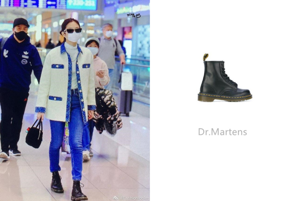 rose blackpink dr martens