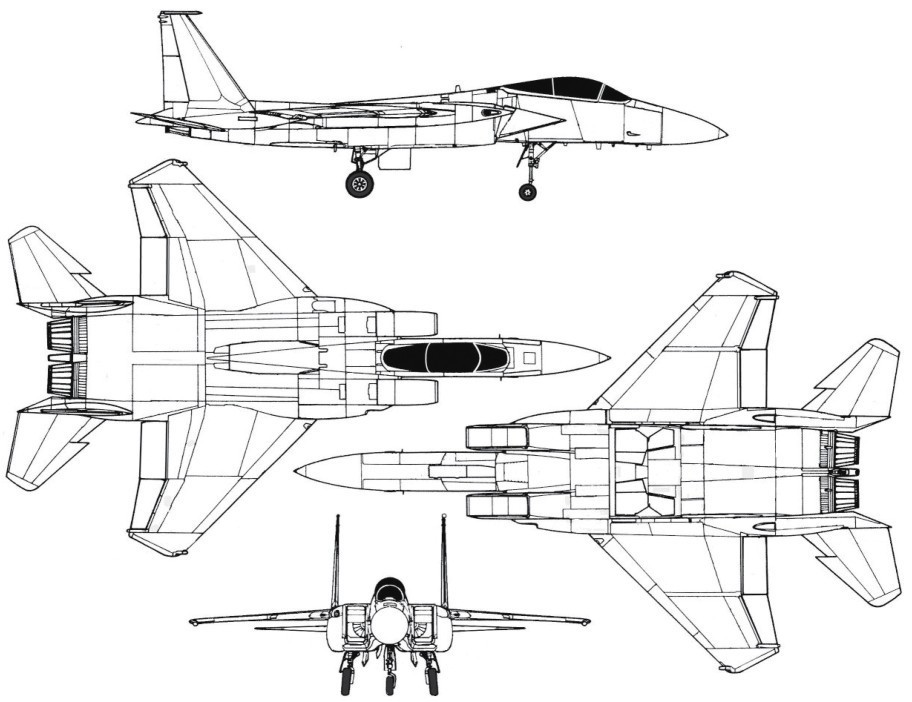 美国f-15鹰战斗机