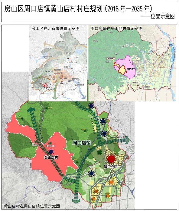 一,原则同意《房山区周口店镇黄山店村村庄规划(2018-2035年)》.