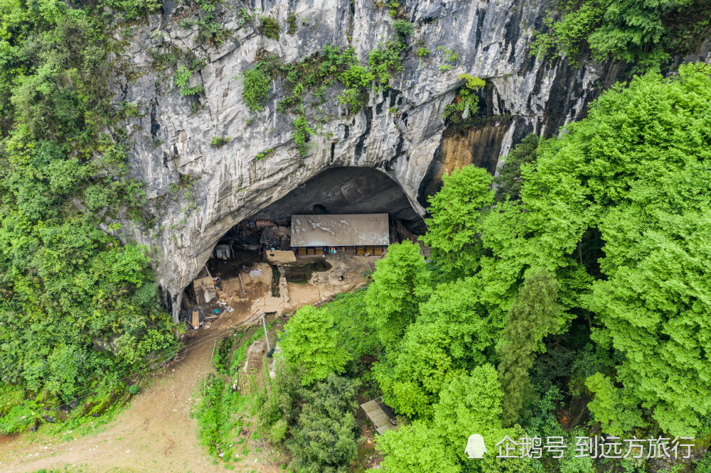 贵州大山藏着一山洞,一户人家五代人住,喝洞顶滴下来的山泉水