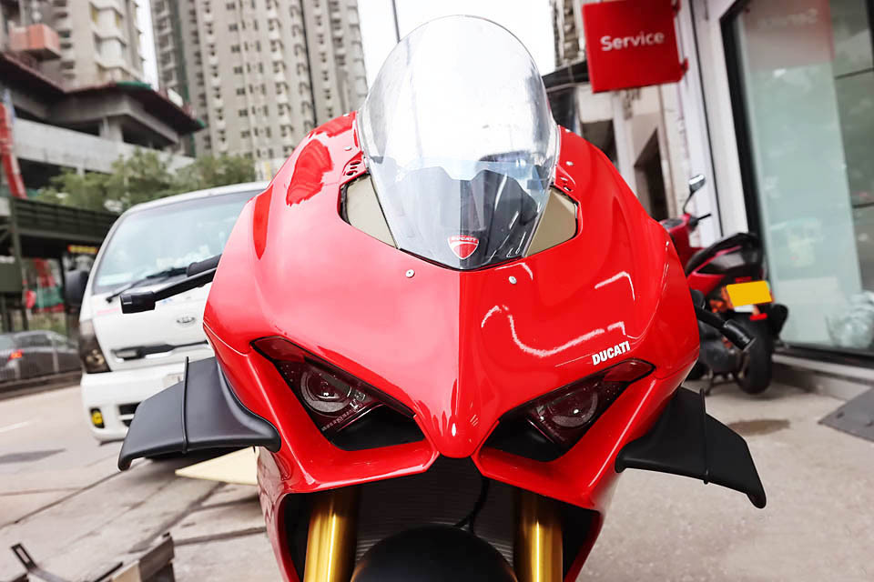 "翅膀加身"提升巨大 杜卡迪panigale v4 s 2020款实拍